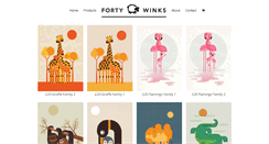 Desktop Screenshot of fortywinks.com